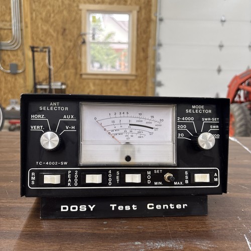 Dosy 4001 meter peak rms - tc-4001, peak/rms