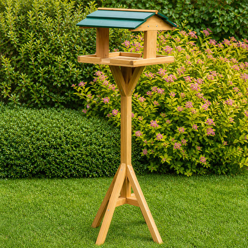 Traditional wooden bird - bird, table