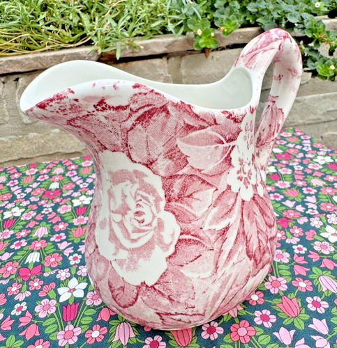 Burleigh victorian chintz pink - victorian,