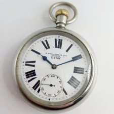 RARE WW1 MILITARY ISSUE POCKET WATCH H. WILLIAMSON 17238F PILOT BRITISH ARMY