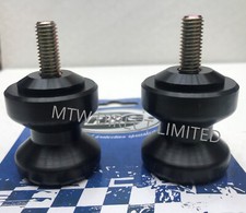  R&G RACING Cotton Reels  PAIR BLACK M8 Triumph: Daytona 675 2011