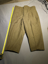 Original WW2 British Army Battledress Trousers 37 Pattern Small Modified