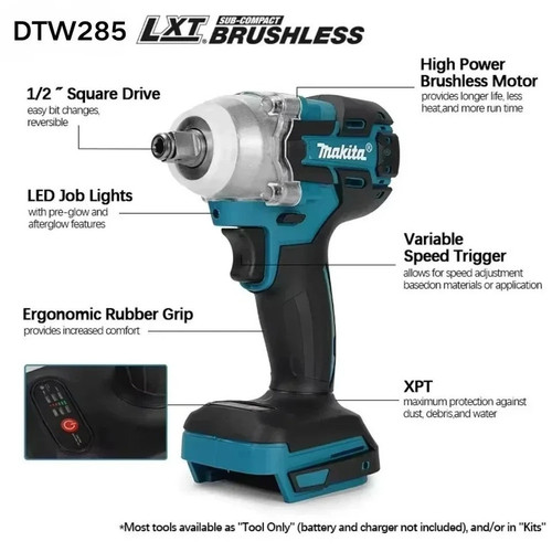 Makita dtw285 18v brushless - 18v,