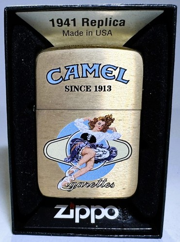 Zippo lighter camel pin - lighter, up