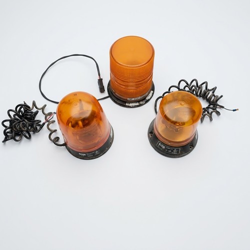 Amber warning beacon lights - amber,