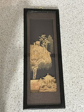 VINTAGE CHINESE CORK DIORAMA