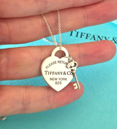 Tiffany heart tag - &,