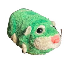 Rare Zhu Zhu Pets Shamrock Hamster Green Hamster Pet Tested And Working
