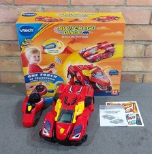 VTech Switch And Go Dino Bronco Triceratops Red Remote Control Transforming Car