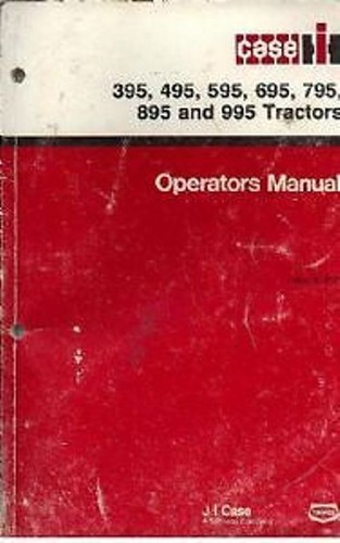 Case tractor 395 495 595 - case,