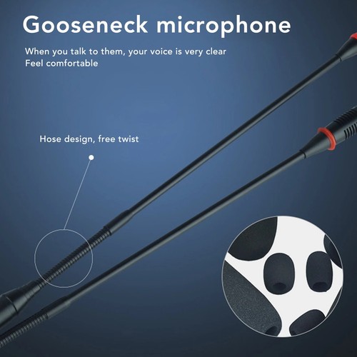 Condenser gooseneck microphone - gooseneck,