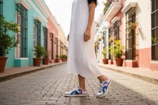 ISABEL MARANT Benkeen Low Top Sneakers Tie-Dye Terry Towelling Canvas Size 7.5