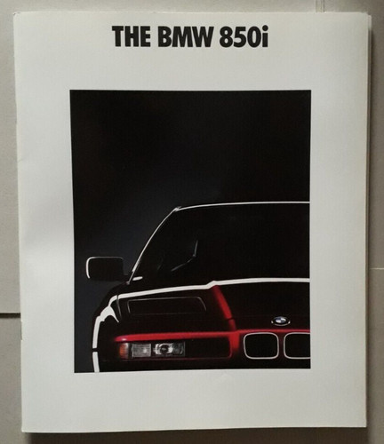 Bmw 850i coupe - 850i, brochure