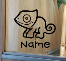 ** Chameleon Customised Vivarium Decal Sticker **