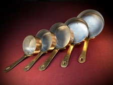 Set of 5 Vintage Small Copper
