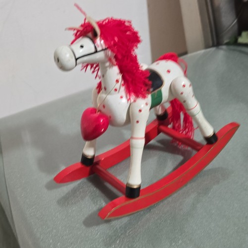 Handmade wooden rocking horse - rocking,