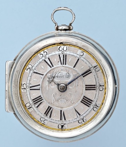 Antique silver champleve dial - champleve,