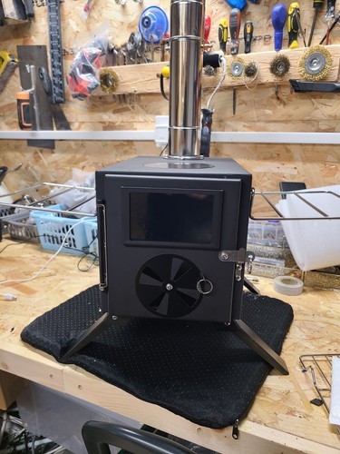 Tent stove wood - stove, burner