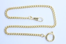 Catena dorata orologio tasca Pocket watch gold chain Montre de poche chaîne doré