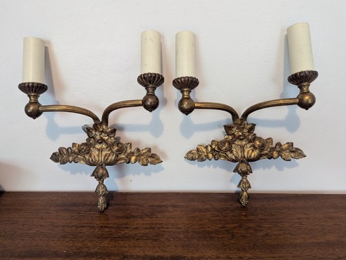 French gilded brass - gilded, arm