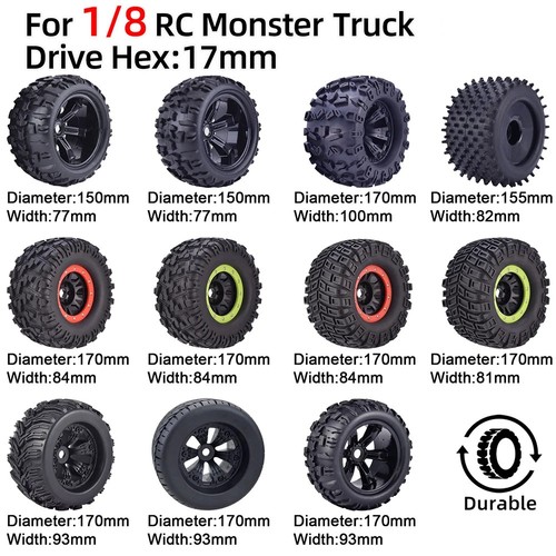 170mm 155mm 150mm tyre - 170mm, wheel