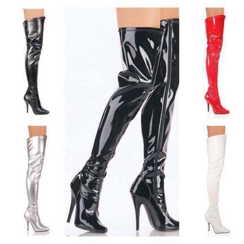 Womens ladies thigh high over - womens,