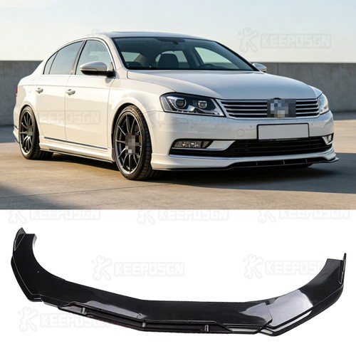 Gloss black front bumper - gloss, lip
