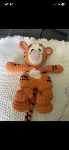 Handmade crochet tigger - handmade,
