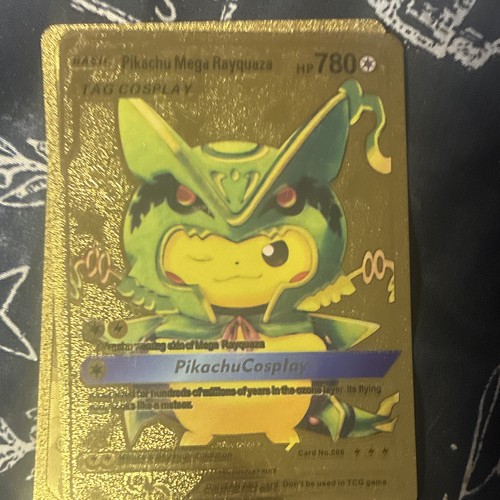 Pikachu cosplay mega rayquaza - mega,