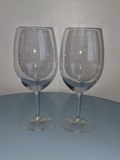Pair of Large Elegant Red Wine