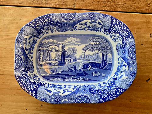 Small spode blue italian - spode,