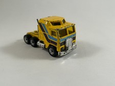 Vintage Matchbox Superfast #45 Kenworth Cabover Aerodyne Yellow