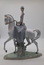 LLADRO FIGURINE WOMAN HORSE