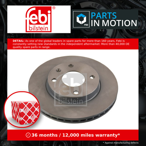 Brake discs pair vented - 2x,
