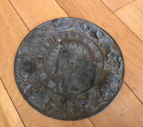 Antique vintage sun dial brass - antique,