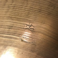 K. Zildjian & CIE Constantinople Cymbal Crash Hi Hat  13” c.1907-1913  1075grams