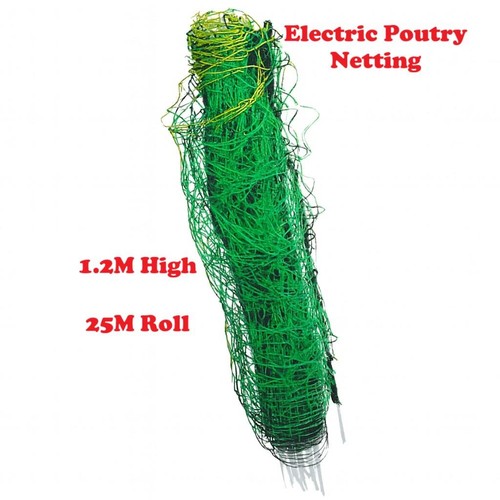 Electric poultry netting - electric, fence