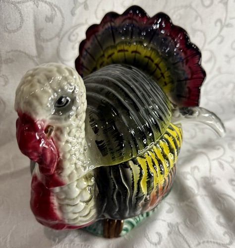 Ceramic thanksgiving turkey - thanksgiving,