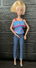 Mattel Barbie Doll Fully Articulated Made to Move Blonde Blue Eyes