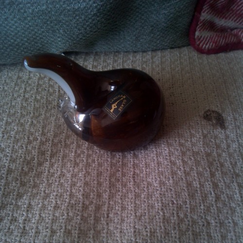 Langham handmade glass stoat - handmade,