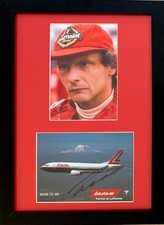 Niki Lauda Hand Signed 'Lauda