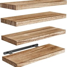 1PC Wooden Floating Wall Shelf