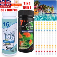 16 in 1 Drinking Water Test Kit Strips 100 cnt. Home Water Quality Test for Tap~