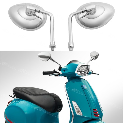8mm chrome motorcycle rearview - chrome,