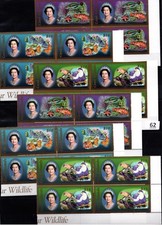 TW 4X COOK ISLANDS - MNH - PERF + IMPERF - BUTTERFLIES - FISH - BIRDS - QUEEN