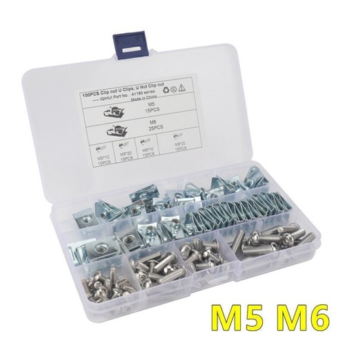 Spire clips nuts speed - m5, m6