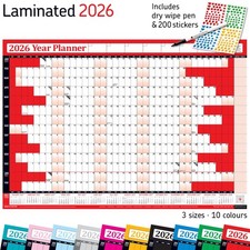 LAMINATED 2026 Calendar