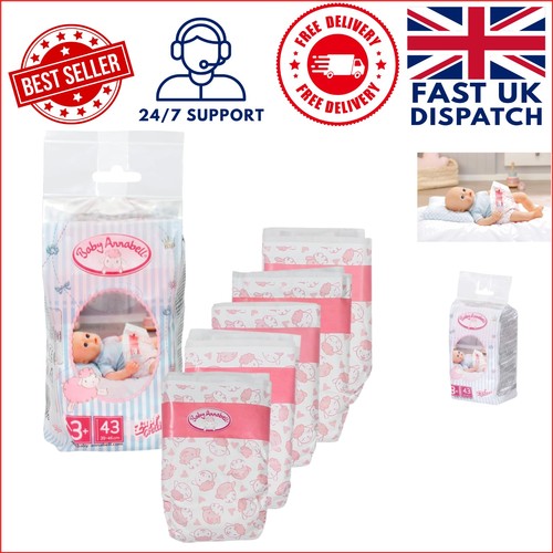 Baby annabell pack nappies - baby,