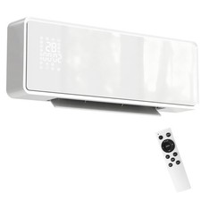 HOMCOM 2000W Ceramic Electric Heater with Fan, Wall Mounted, White