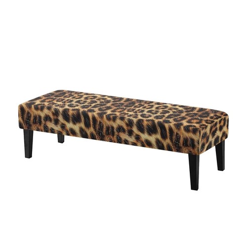 Dining bench covers leopard - bench, covers,leopard